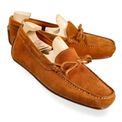 String Loafers|Carmina WOMEN DRIVING LOAFERS 1903 MARIVENT TOBACCO
