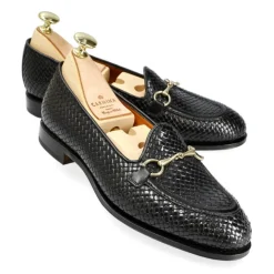 Women Horsebit Loafers|Carmina WOMEN HORSEBIT LOAFERS 1966 DRAC BLACK