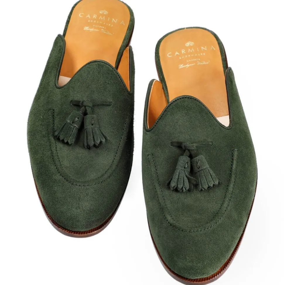 Women Mule Shoes|Carmina WOMEN MULE SHOES 1945 DRAC MOSS