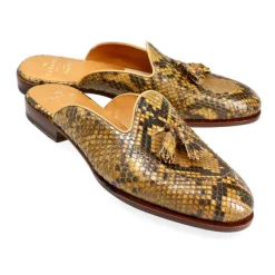 Women Mule Shoes|Python Shoes|Carmina WOMEN MULE SHOES 1945 DRAC CAMEL
