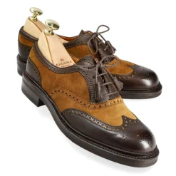 Wingtip Oxford|Carmina WOMEN OXFORDS SHOES 1582 OSCARIA BROWN/TOBACCO
