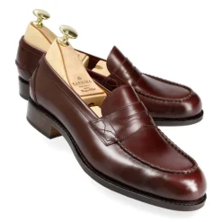 Penny Loafers|Carmina WOMEN PENNY LOAFERS 1655 OSCARIA OXBLOOD