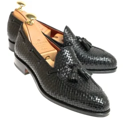 Tassel Loafers|Carmina WOMEN TASSEL LOAFERS 1590 DRAC BLACK