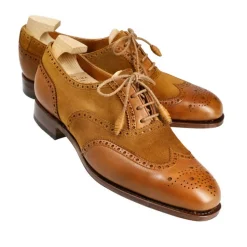 Wingtip Oxford|Carmina WOMEN'S WINGTIP OXFORD 1265 HILLS TANNED/TOBACCO