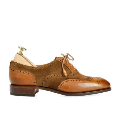 Wingtip Oxford|Carmina WOMEN'S WINGTIP OXFORD 1265 HILLS TANNED/SNUFF
