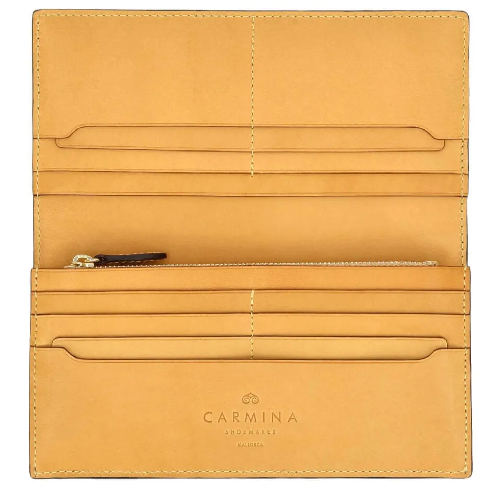 Wallet For Men|Carmina ALLIGATORE LONG WALLET FOR MEN BROWN