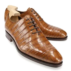 Alligator Shoes|Wholecut Oxford|Carmina ALLIGATORE SHOES 910 RAIN TANNED