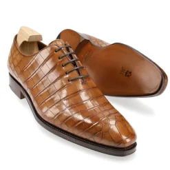 Alligator Shoes|Wholecut Oxford|Carmina ALLIGATORE SHOES 910 RAIN TANNED