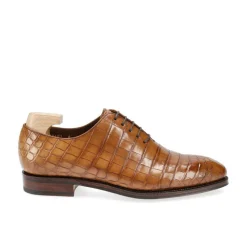 Alligator Shoes|Wholecut Oxford|Carmina ALLIGATORE SHOES 910 RAIN TANNED