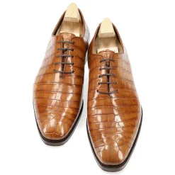 Alligator Shoes|Wholecut Oxford|Carmina ALLIGATORE SHOES 910 RAIN TANNED