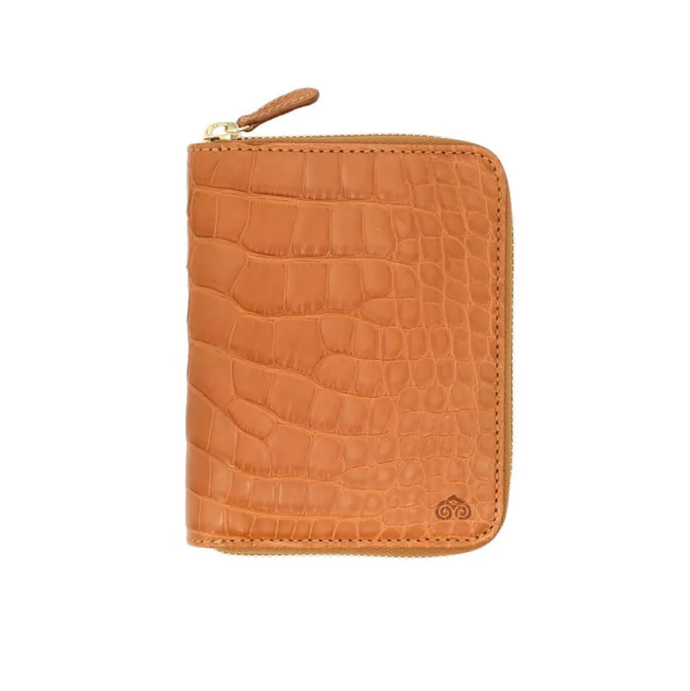 Wallet For Women|Carmina ALLIGATORE WALLET FOR WOMEN TANNED