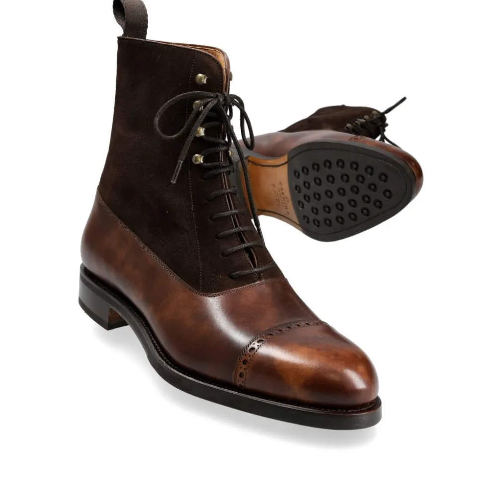 Balmoral Boots|Carmina BALMORAL BOOTS 80092 FOREST BROWN