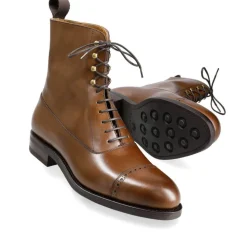 Balmoral Boots|Carmina BALMORAL BOOTS 80092 FOREST BROWN