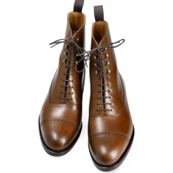 Balmoral Boots|Carmina BALMORAL BOOTS 80092 FOREST BROWN