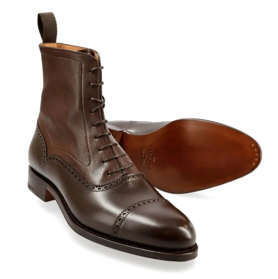 Balmoral Boots|Carmina BALMORAL BOOTS 80450 FOREST BROWN