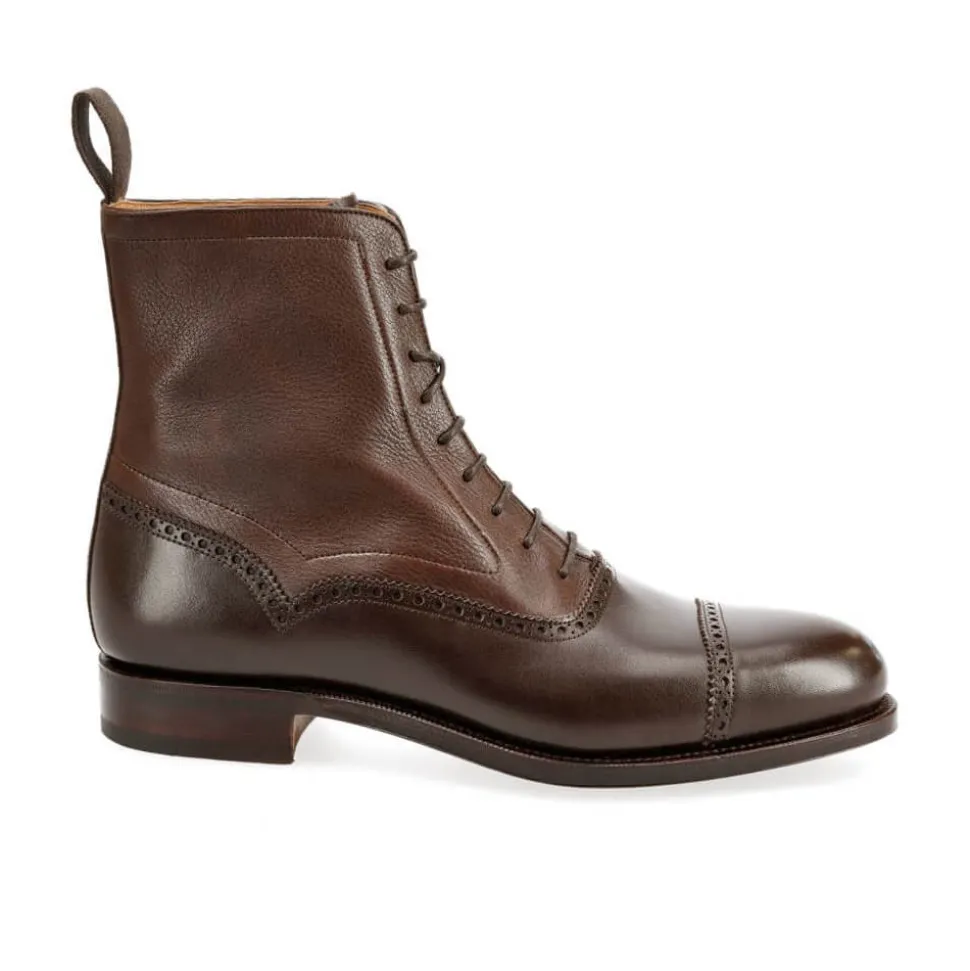Balmoral Boots|Carmina BALMORAL BOOTS 80450 FOREST BROWN