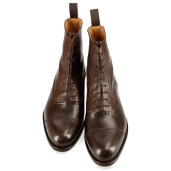 Balmoral Boots|Carmina BALMORAL BOOTS 80450 FOREST BROWN