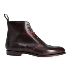 Wingtip Boots|Carmina BALMORAL BOOTS WITH WINGTIP 80556 SINEU BURGUNDY