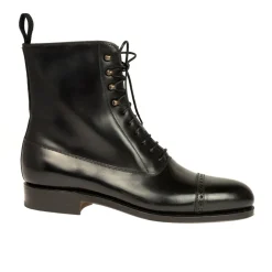 Balmoral Boots|Cordovan Boots|Carmina BALMORAL CORDOVAN BOOTS 80092 FOREST BLACK