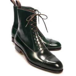 Cordovan Boots|Carmina BALMORAL CORDOVAN BOOTS 80092 ROBERT GREEN