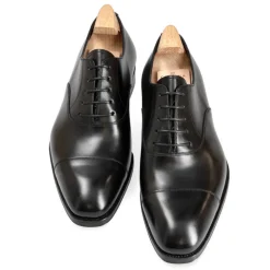 Cap Toe Oxfords|Carmina DRESS OXFORDS SHOES 80386 RAIN EEE BLACK