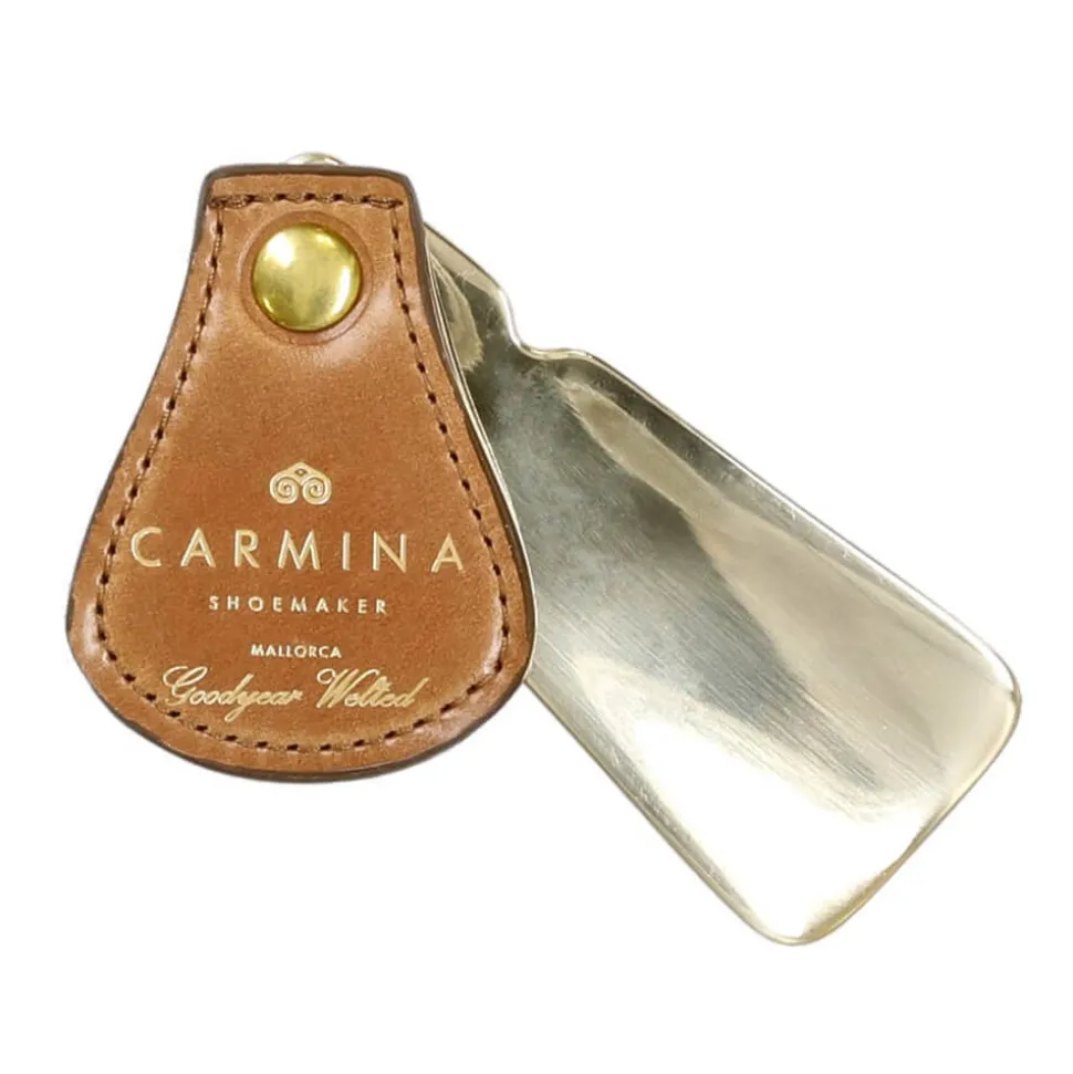 Quality Shoe Care|Quality Shoe Care|Carmina CORDOVAN TRAVEL SHOEHORN BOURBON