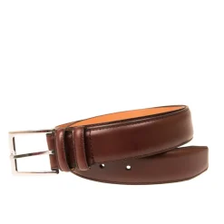 Men's Belts|Carmina CALF BELT BURGUNDY
