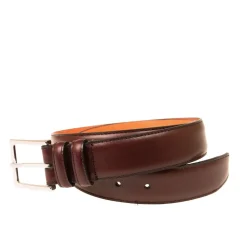 Men's Belts|Carmina VEGANO BELT BURGUNDY