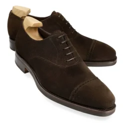 Cap Toe Oxfords|Carmina CAP TOE OXFORD SHOES 80201 RAIN BROWN