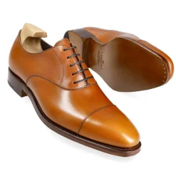 Cap Toe Oxfords|Carmina CAP TOE OXFORD SHOES 80386 RAIN TANNED