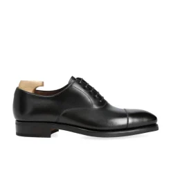 Cap Toe Oxfords|Carmina CAP TOE OXFORD SHOES 80386 RAIN BLACK