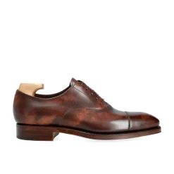 Cap Toe Oxfords|Carmina CAP TOE OXFORD SHOES 80386 RAIN BROWN