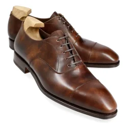 Cap Toe Oxfords|Carmina CAP TOE OXFORD SHOES 80204 SIMPSON BROWN