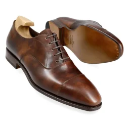 Cap Toe Oxfords|Carmina CAP TOE OXFORD SHOES 80204 SIMPSON BROWN