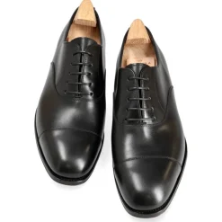 Cap Toe Oxfords|Carmina CAP TOE OXFORDS 594 DETROIT BLACK