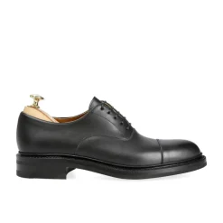 Cap Toe Oxfords|Carmina CAP TOE OXFORDS 732 FOREST BLACK