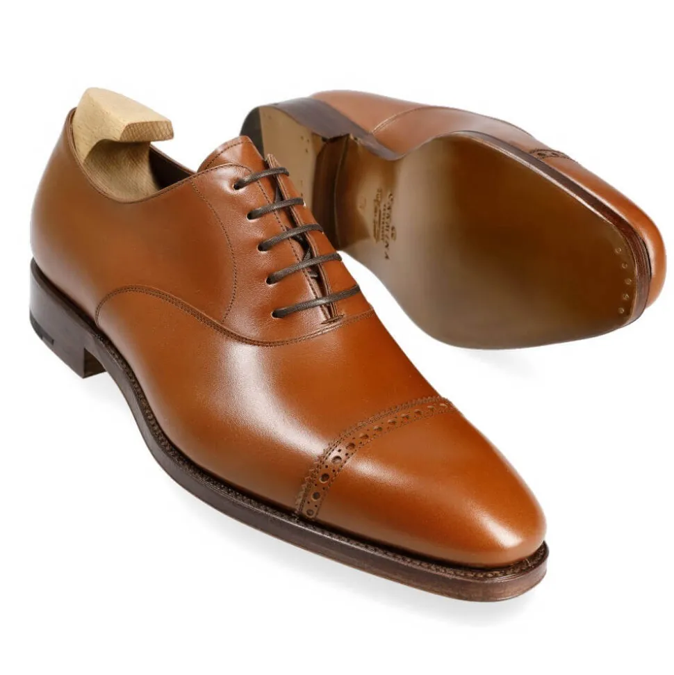 Cap Toe Oxfords|Carmina CAP TOE OXFORDS 80201 RAIN TANNED