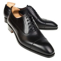 Cap Toe Oxfords|Carmina CAP TOE OXFORDS 10085 SIMPSON BLACK