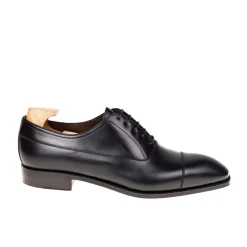 Cap Toe Oxfords|Carmina CAP TOE OXFORDS 10085 SIMPSON BLACK
