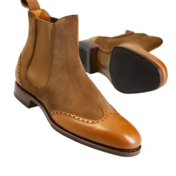 Women's Chelsea Boots|Carmina CHELSEA BOOTS 1209 HILLS TANNED/SNUFF
