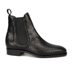 Women's Chelsea Boots|Carmina CHELSEA BOOTS 1611 HILLS BLACK