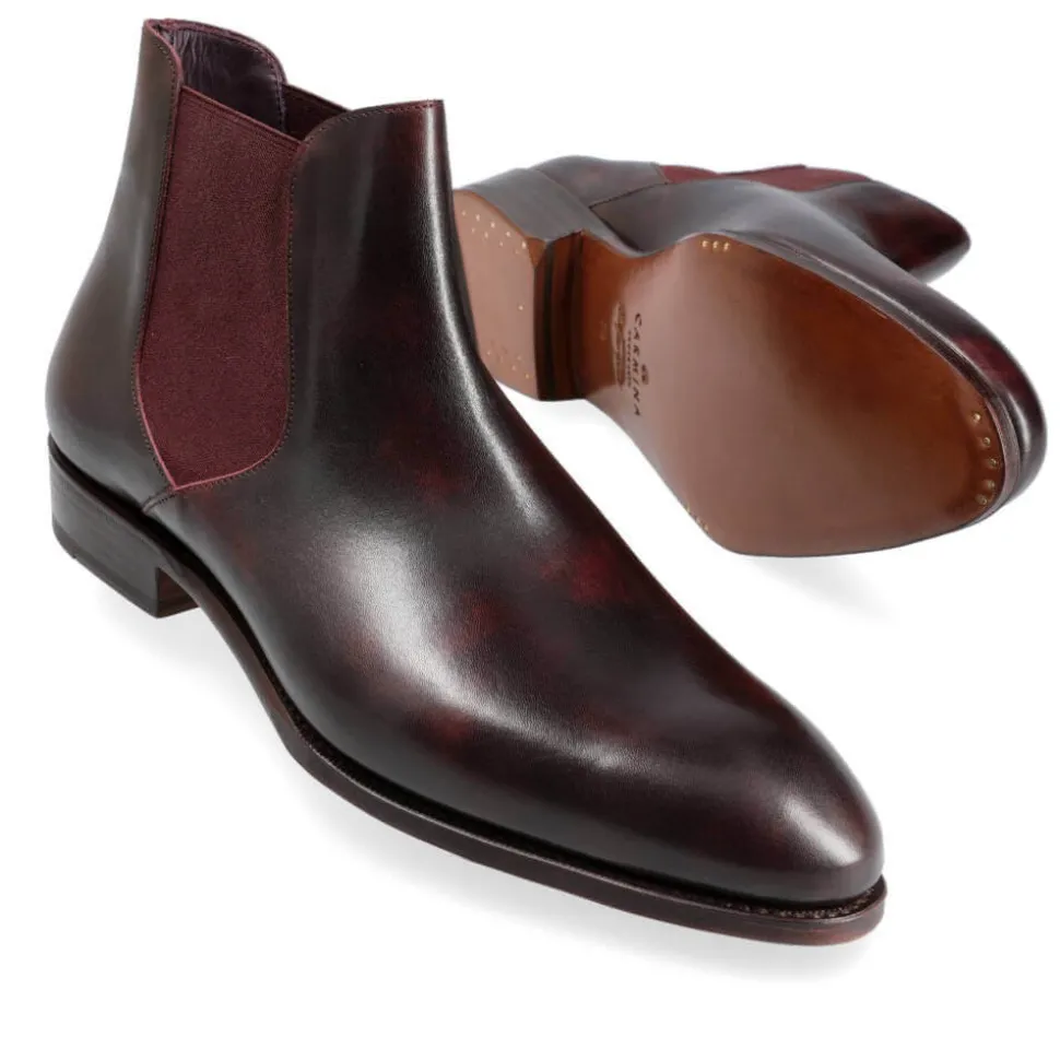 Chelsea Boots|Carmina CHELSEA BOOTS 80809 INCA BURGUNDY