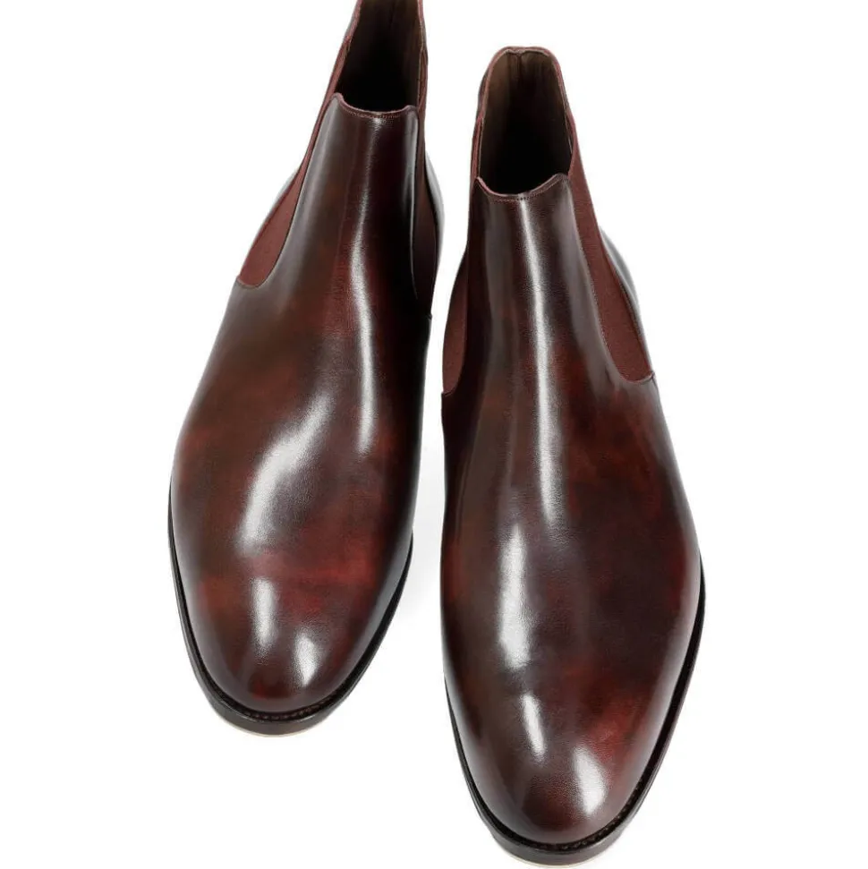 Chelsea Boots|Carmina CHELSEA BOOTS 80809 INCA BURGUNDY