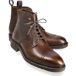 Men's Work Boots|Cap Toe Boots|Carmina CHROMEXCEL BOOTS 80179 SOLLER COMANDO SOLE BROWN