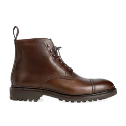 Men's Work Boots|Cap Toe Boots|Carmina CHROMEXCEL BOOTS 80179 SOLLER COMANDO SOLE BROWN
