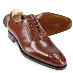 Cordovan Oxfords Shoes|Carmina CORDOVAN ADELAIDE SHOES 80137 SIMPSON RUBI
