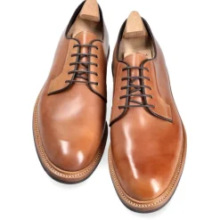 Plain Toe Blucher / Ptb|Cordovan Derby Shoes|Carmina CORDOVAN BLUCHER 531 OSCAR NATURAL