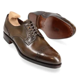 Cordovan Derby Shoes|Carmina CORDOVAN BLUCHER SHOES 80531 FOREST ARMAGNAC
