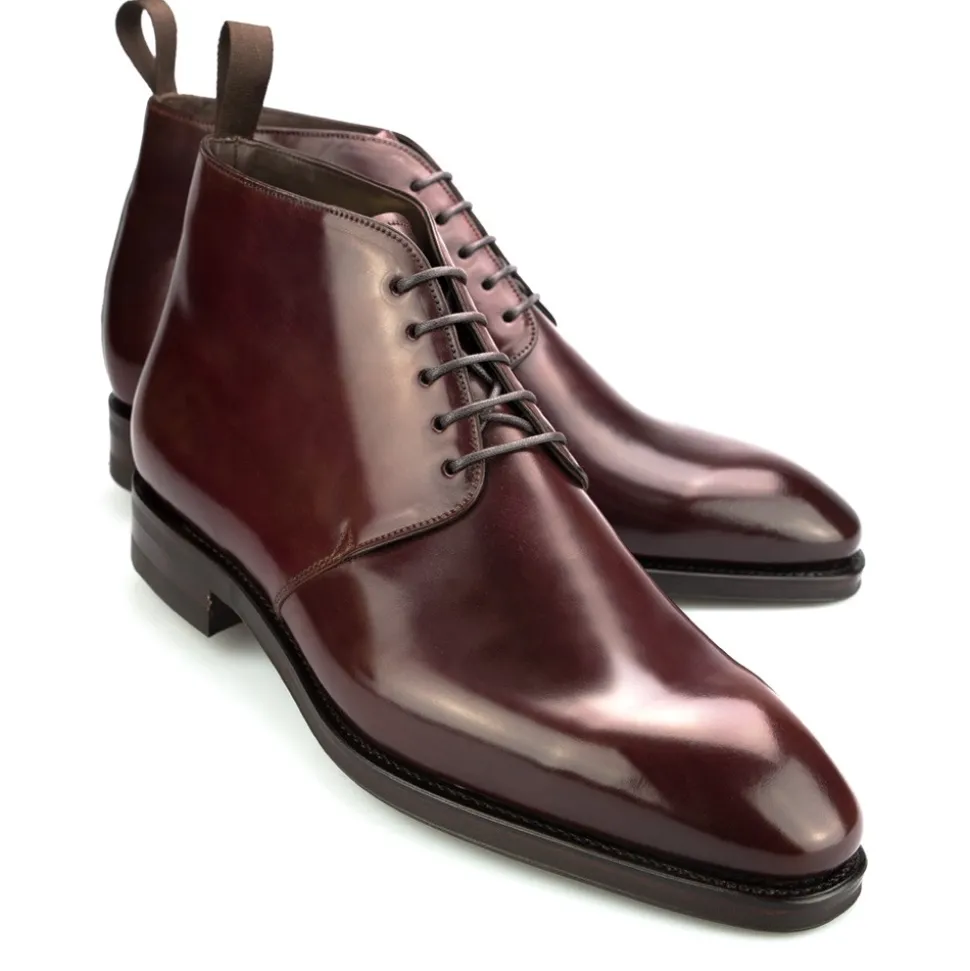 Chukka & Desert Boots|Cordovan Boots|Carmina CORDOVAN CHUKKA BOOTS 905 SIMPSON
