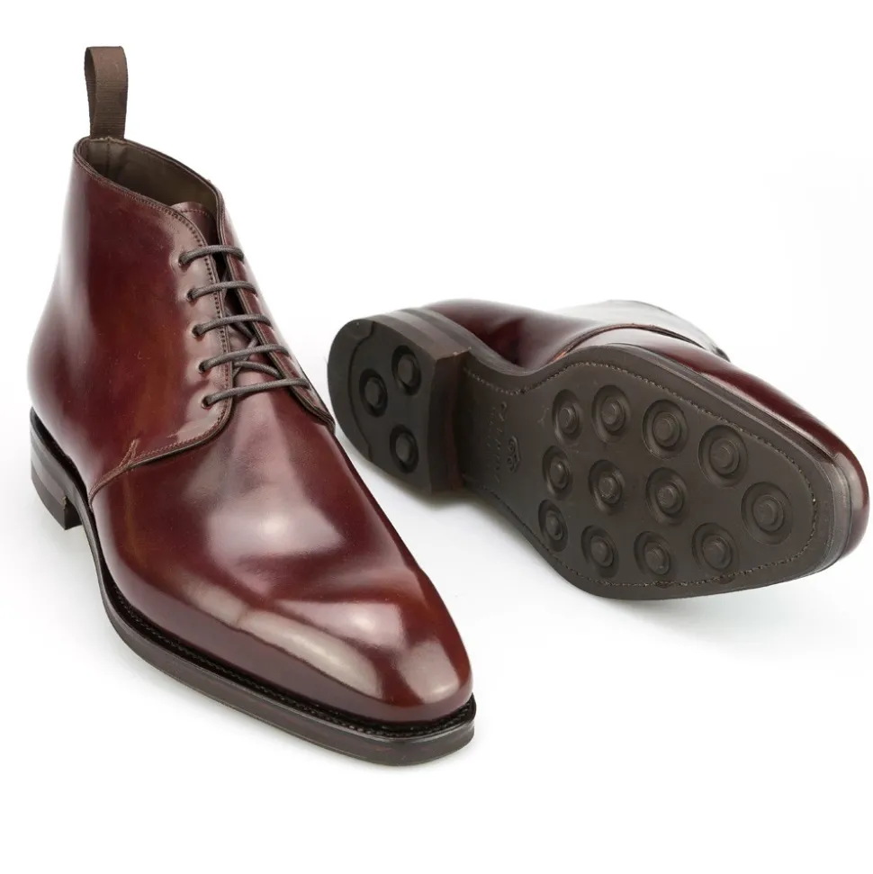 Chukka & Desert Boots|Cordovan Boots|Carmina CORDOVAN CHUKKA BOOTS 905 SIMPSON